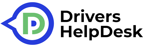 Drivers Help Desk Logo Black